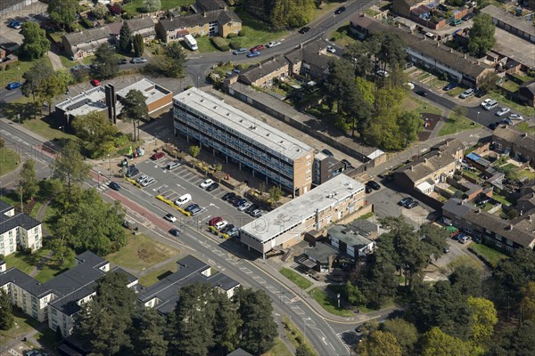 The Square and The Newtown Pippin Public House, Harmans Water, Bracknell Forest, 2017. Creator: Damian Grady.