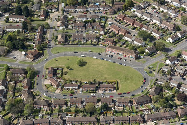 Churchill Crescent, Farnborough, Hampshire, 2017. Creator: Damian Grady.