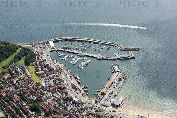 Scarborough Old and East Harbours, North Yorkshire, 2017. Creator: Emma Trevarthen.