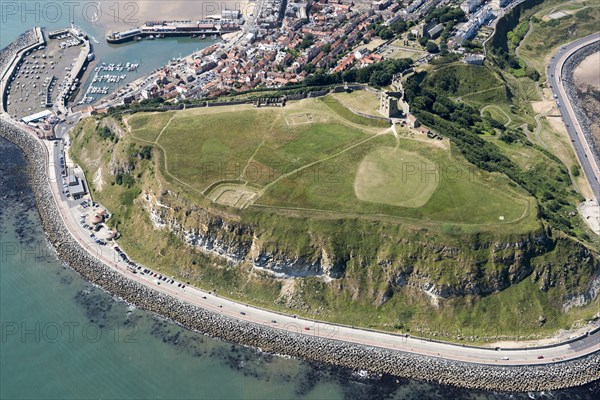 Scarborough Castle, North Yorkshire, 2018. Creator: Emma Trevarthen.