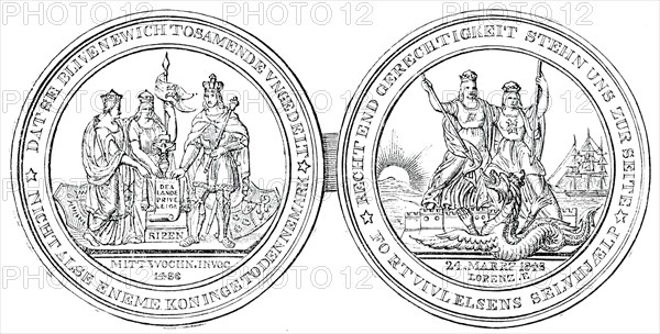 The Schleswig-Holstein Medal, 1850. Creator: Unknown.