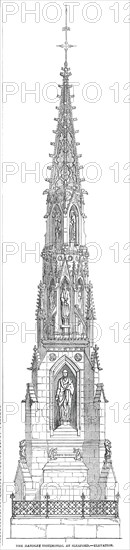 The Handley Testimonial at Sleaford - Elevation, 1850. Creator: Unknown.