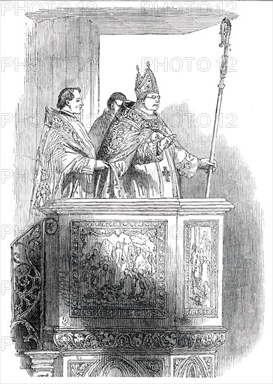 Cardinal Wiseman, Preaching, 1850. Creator: Unknown.