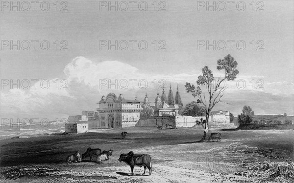 'Hindoo Temple at Chandngoan', 1835. Creator: Thomas Shotter Boys.