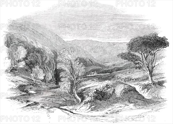 Glen Tilt, near the Marble Lodge, 1850. Creator: Unknown.