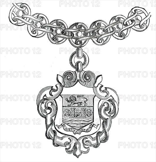 Mayoralty Chain for the Corporation of Carlisle, 1850. Creator: Unknown.