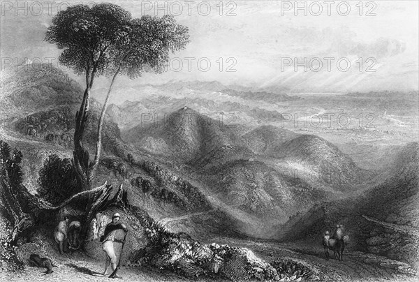 'Valley of the Dhoon, Himalaya Mountains', 1845. Creator: Unknown.