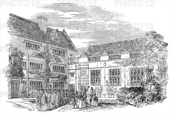 Tercentenary Anniversary of King's School, Sherborne, 1850. Creator: Unknown.