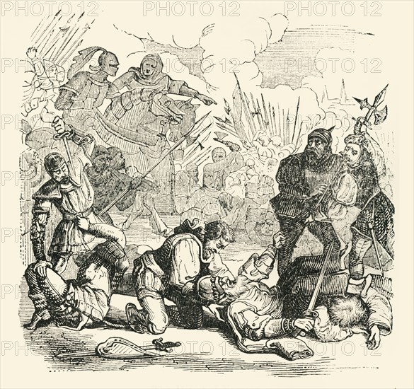 'The Defeat of Narvaez', 1849. Creator: Unknown.