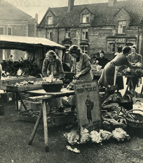 'Women's Institute Market Stall', 1943. Creator: Unknown.