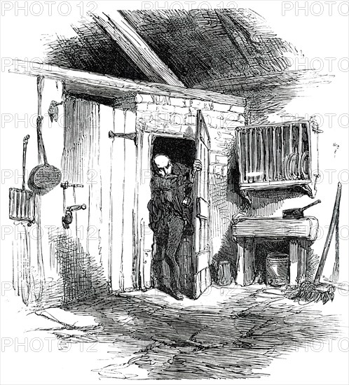 The Late Attack upon Marshal Haynau - the Coal-Cellar at the "George", Bankside, 1850. Creator: Unknown.