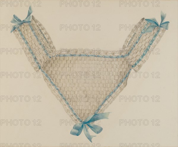 Infant's Bib, 1935/1942. Creator: Virginia Berge.