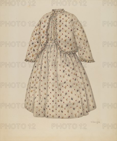 Dress, c. 1941. Creator: Virginia Berge.