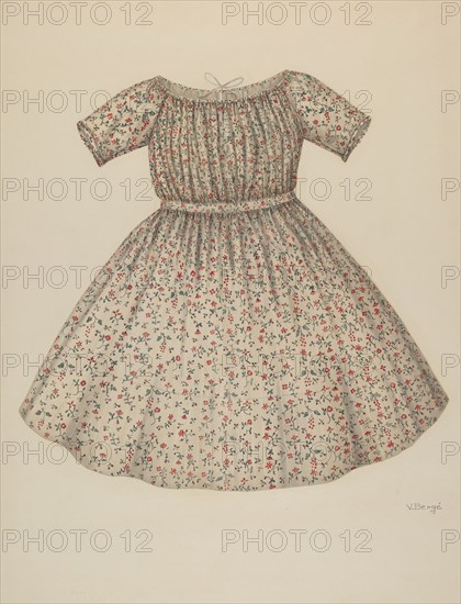 Child's Dress, 1935/1942. Creator: Virginia Berge.