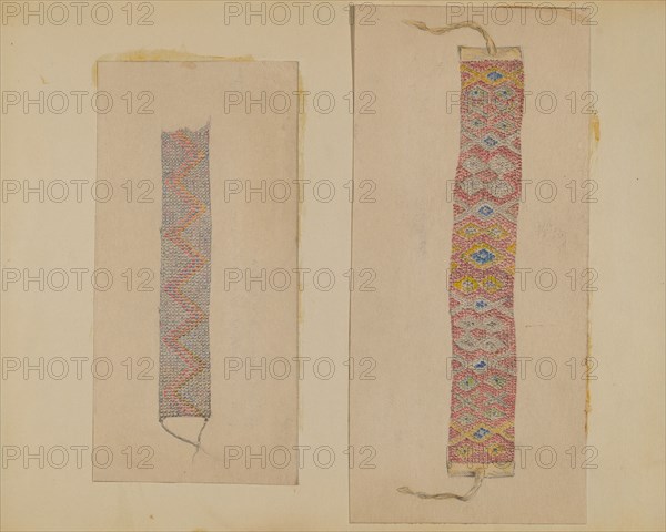 Neck Band, 1935/1942. Creator: Mary Berner.