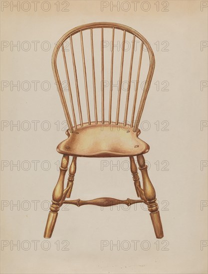 Windsor Chair, c. 1936. Creator: Gerald Bernhardt.