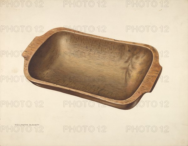 Chopping Bowl, 1937. Creator: Wellington Blewett.