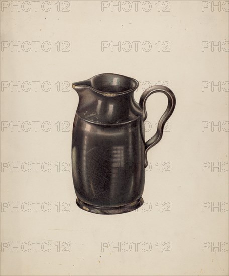 Moravian Pitcher, c. 1938. Creator: Wellington Blewett.