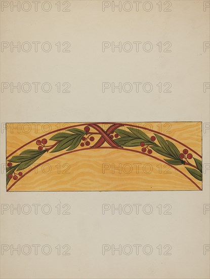 Decorative Panels, c. 1936. Creator: Wellington Blewett.
