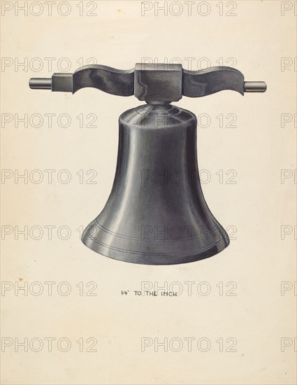 Bell - From Swedish Church, c. 1936. Creator: Wellington Blewett.
