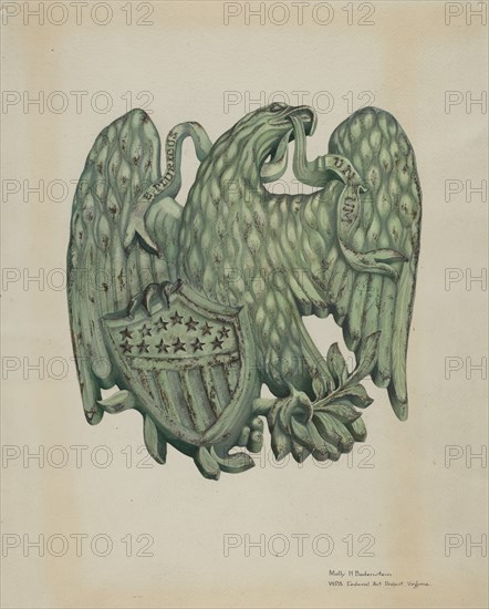 Wall Ornament, 1935/1942. Creator: Molly Bodenstein.