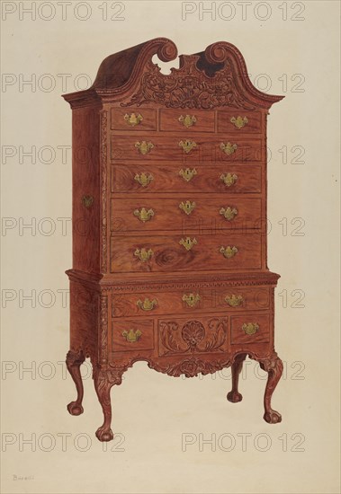 Highboy, c. 1938. Creator: Francis Borelli.