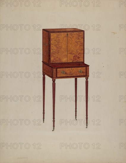 Desk, c. 1938. Creator: Francis Borelli.