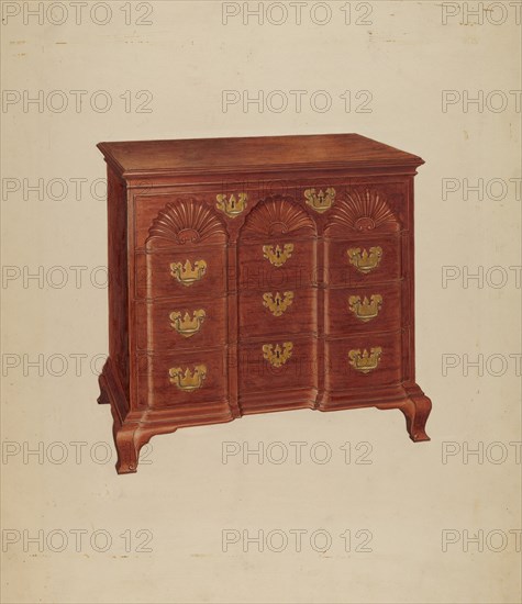 Chest of Drawers, c. 1938. Creator: Francis Borelli.