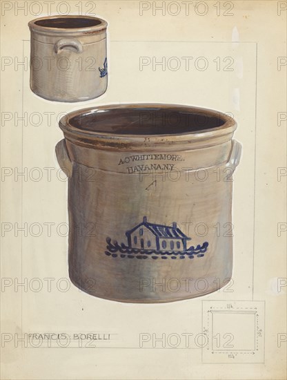 Jar, c. 1953. Creator: Francis Borelli.