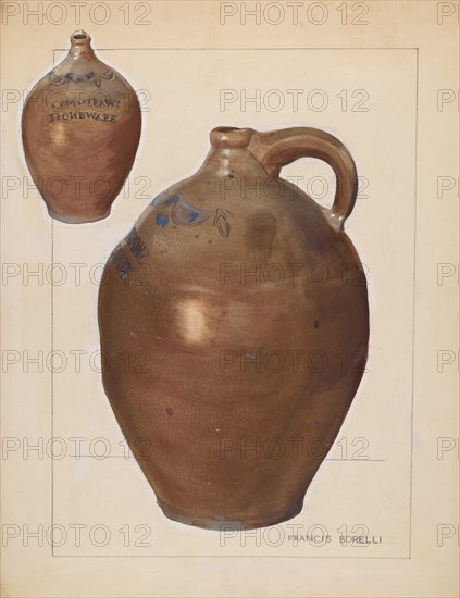 Jug, c. 1939. Creator: Francis Borelli.