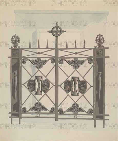 Iron Gate, c. 1936. Creator: Joseph L. Boyd.