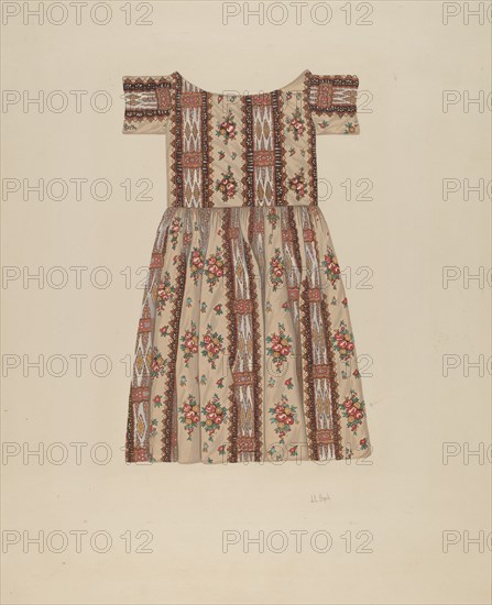 Child's Dress, c. 1937. Creator: Joseph L. Boyd.