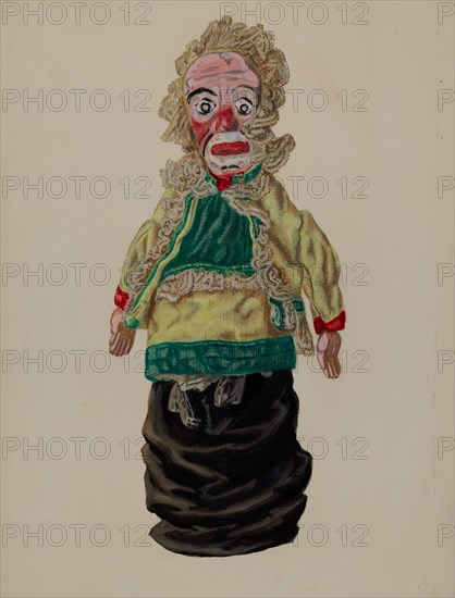 Hand Puppet Judy, c. 1936. Creator: Dorothy Brennan.