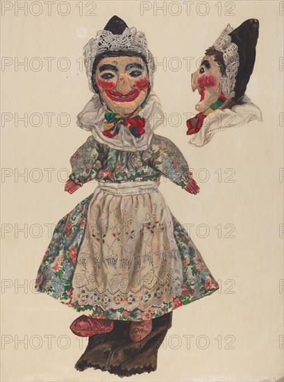 Puppet: "Judy", c. 1937. Creator: Dorothy Brennan.