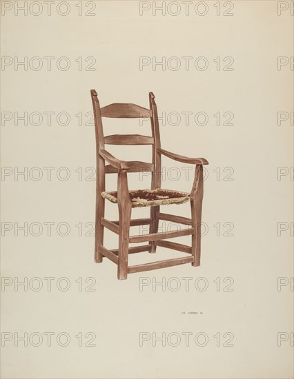 Armchair, 1940. Creator: Joe Brennan.