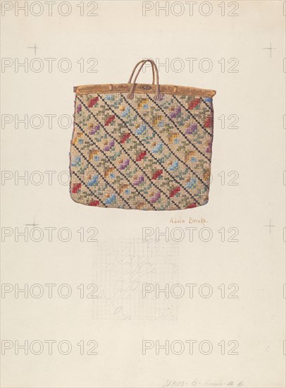 Carpet Bag, c. 1938. Creator: Adele Brooks.