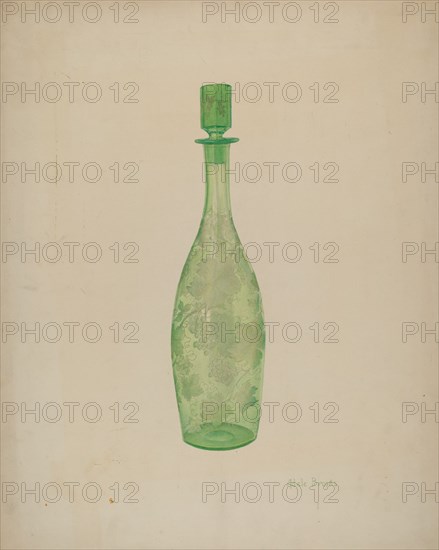 Liquor Bottle, c. 1939. Creator: Adele Brooks.