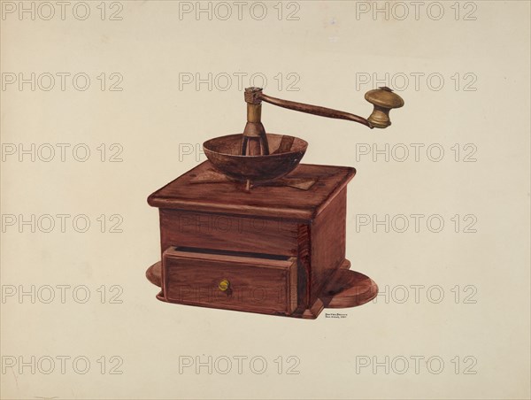 Coffee Grinder, 1937. Creator: Dayton Brown.