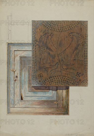 Wall Cabinet, 1935/1942. Creator: Ethelbert Brown.