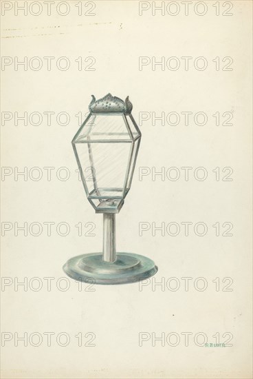 Lantern, 1935/1942. Creator: Ruth Buker.