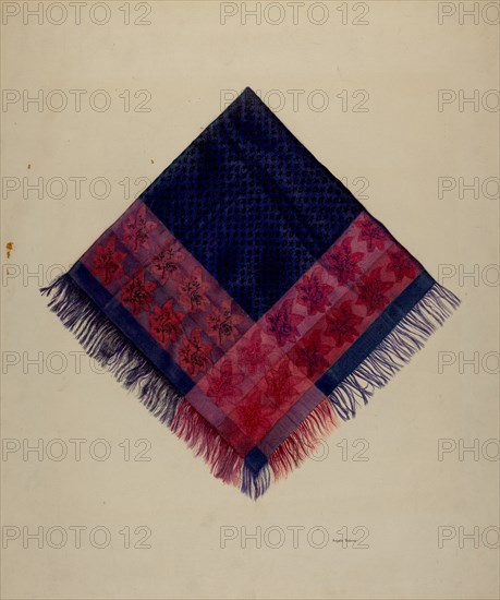 Brocade Kerchief, c. 1938. Creator: Angelo Bulone.