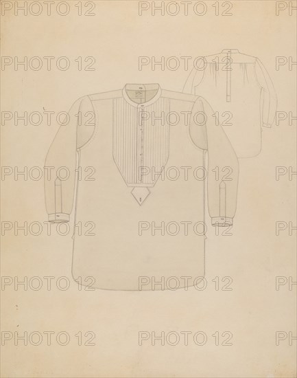 Shirt, c. 1937. Creator: Irene M. Burge.