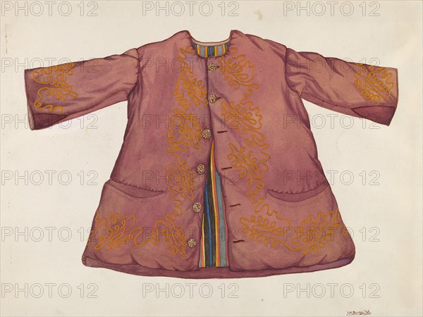 Child's Jacket, 1936. Creator: Irene M. Burge.
