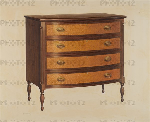 Chest of Drawers, 1938. Creator: Ernest Busenbark.