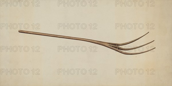 Pitch Fork, c. 1937. Creator: Earl Butlin.