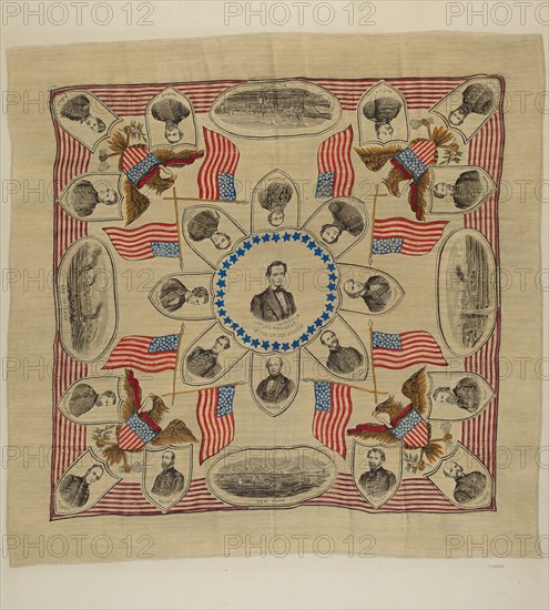 Historical Textile, c. 1940. Creator: Ernest Capaldo.