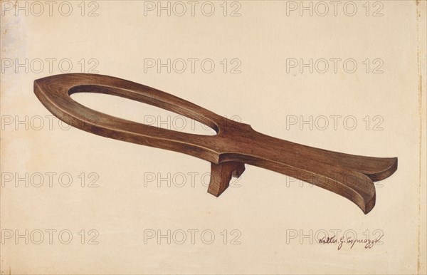 Bootjack, c. 1938. Creator: Walter G. Capuozzo.