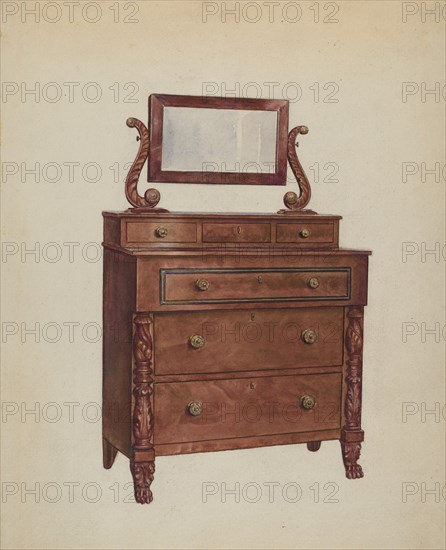 Chest of Drawers, 1936. Creator: Florence Choate.