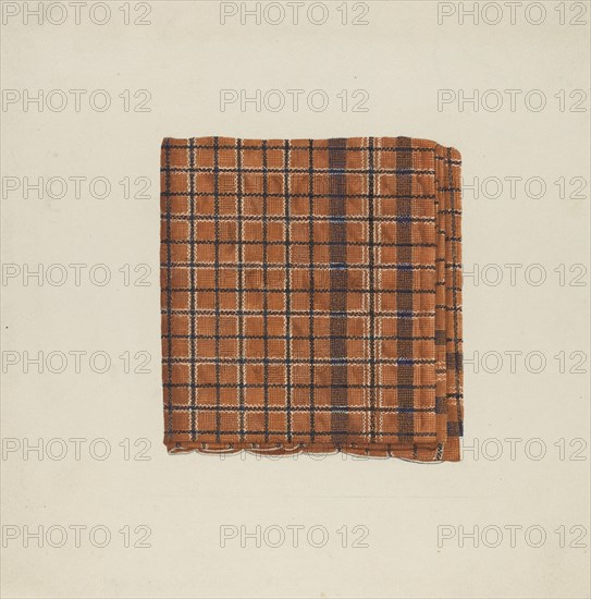 Handkerchief, 1935/1942. Creator: George Constantine;Constantine, George.