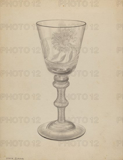 Goblet, 1935/1942. Creator: John Dana.